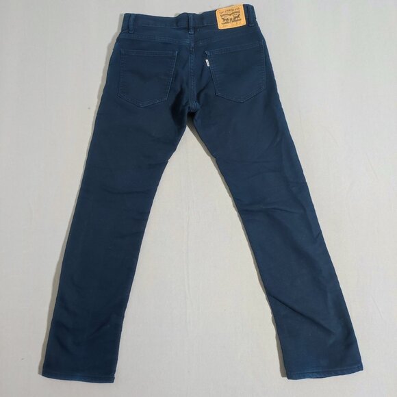 Levi's 511 jeans men's big boys size 16 28/28 navy blue colour Knit pants - Picture 3 of 12
